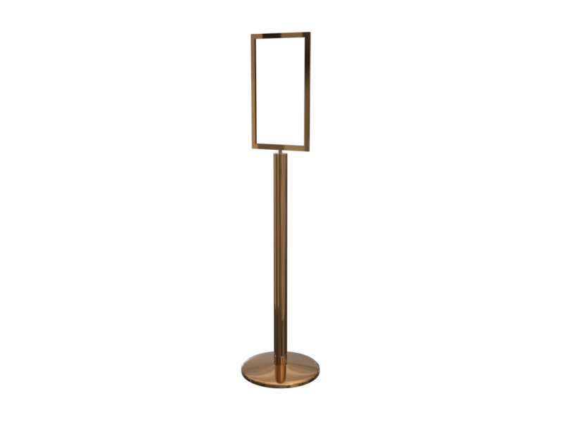 Prestige Gold Sign Post