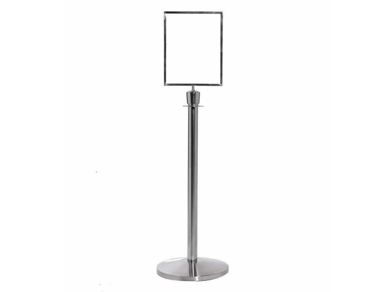 Prestige Chrome Sign Post