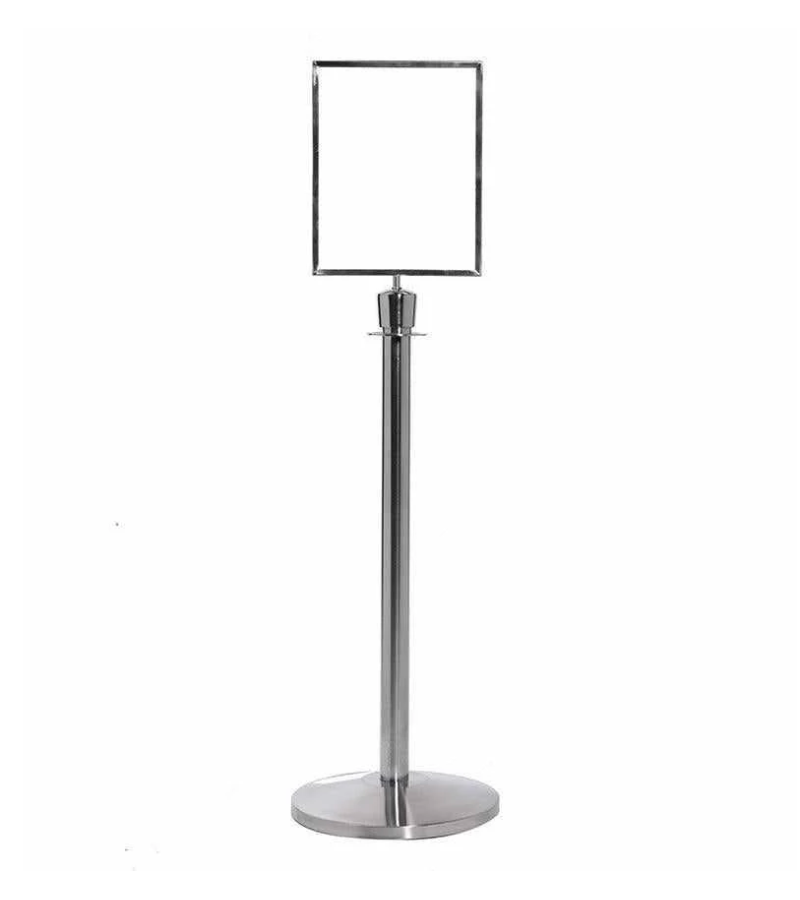 Prestige Chrome Sign Post