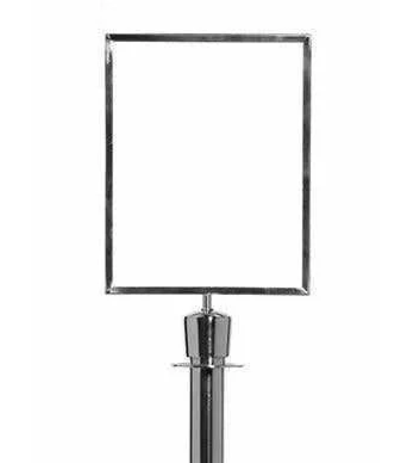Prestige Chrome Sign Post