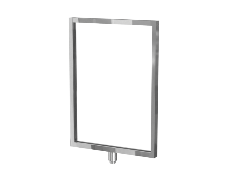 Prestige Chrome Sign Post