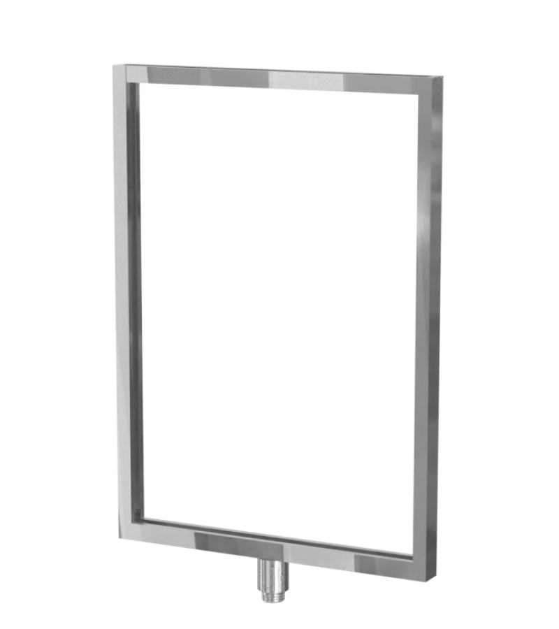 Prestige Chrome Sign Post