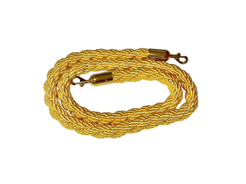 Gold Braided Barrier Ropes - Special