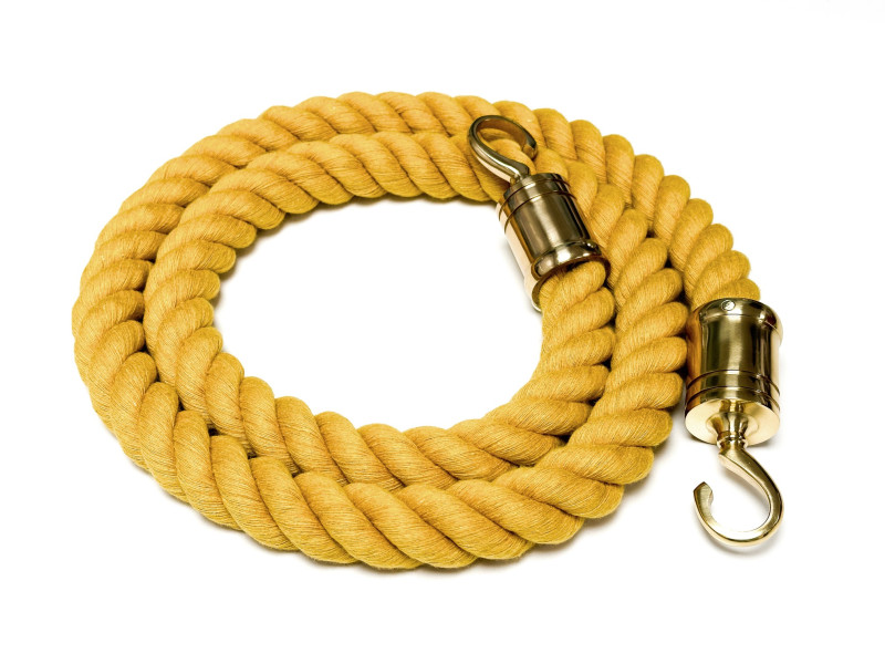 Gold Braided Barrier Ropes - Special