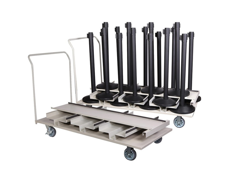 Barrier Mobile Storage Cart Flat Bed 18