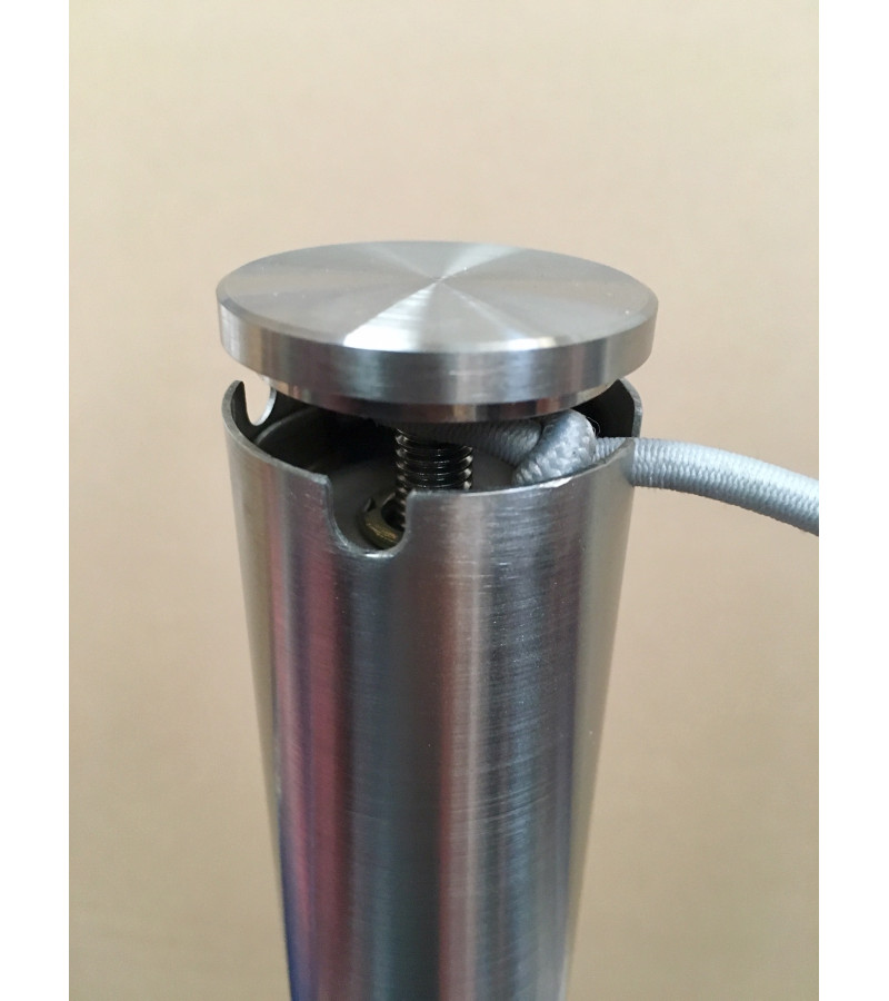 Museum Barrier Stainless Steel, Brass & Black 