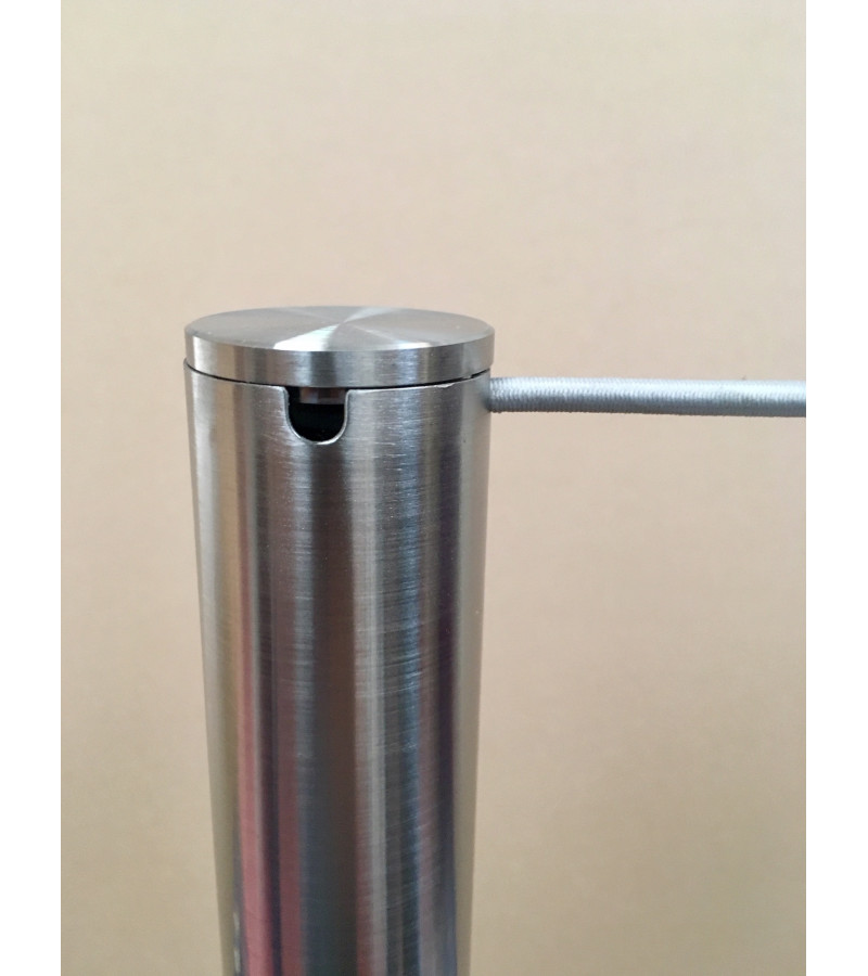 Museum Barrier Stainless Steel, Brass & Black 