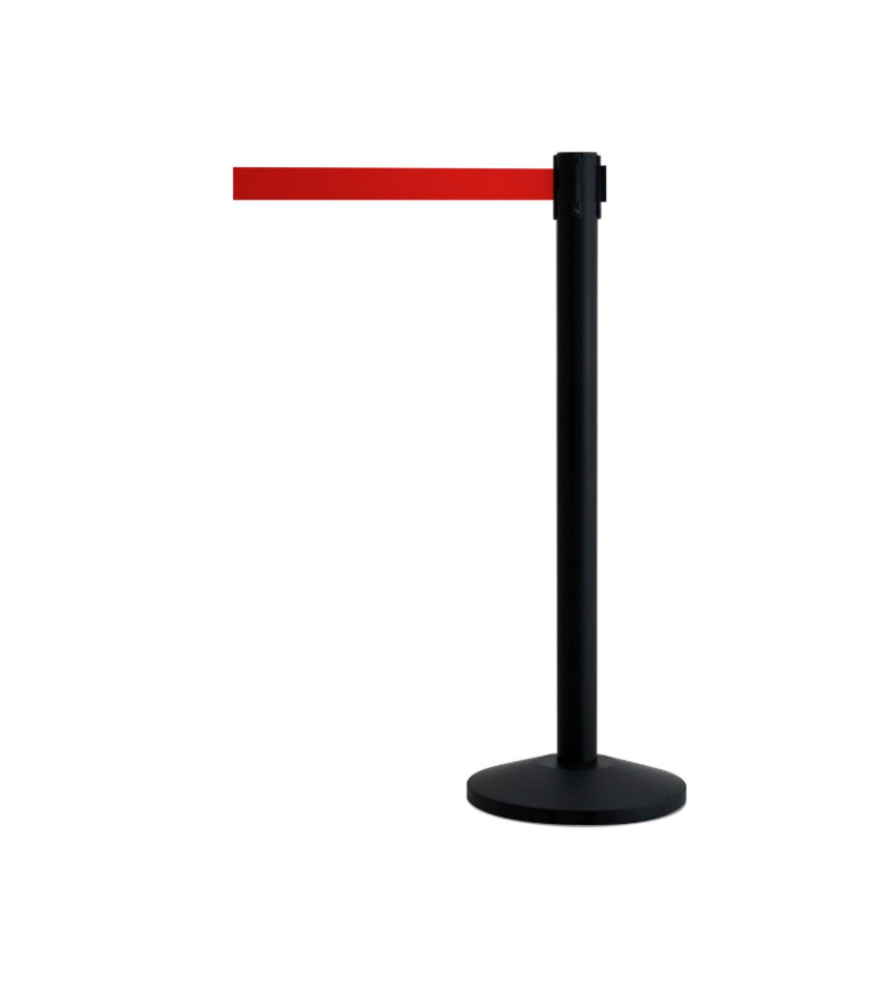 Q-Way Economy Retractable Safety Barrier Pair